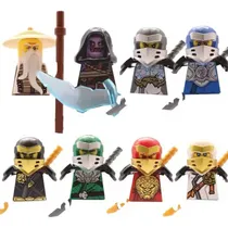 Comprar Kit 8 Bonecos Ninja Ninjago Marvel Blocos De Montar Atacado