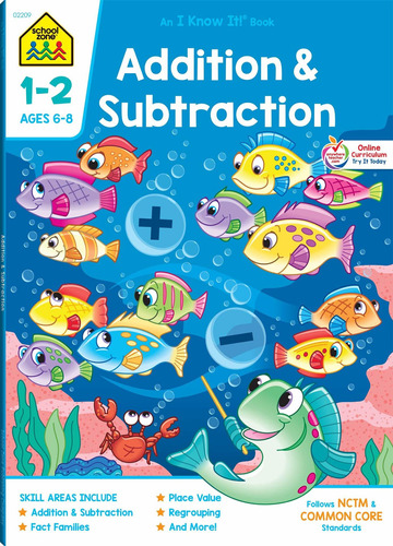 Addition & Subtraction 1-2 Deluxe Edition Workbook