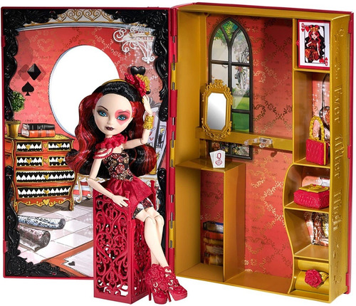 Ever After High Lizzie Hearts Cuarto Libro Playset Original