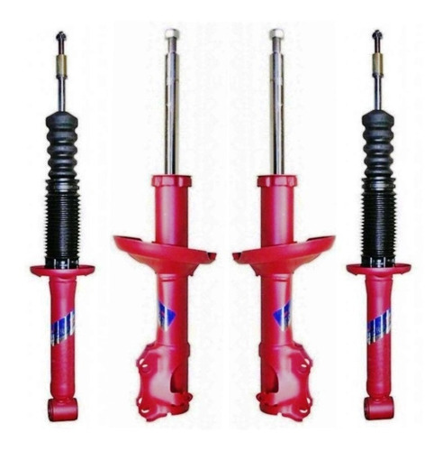 Kit 4 Amortiguadores Fric Rot Vw Polo Classic Gnc - 2008