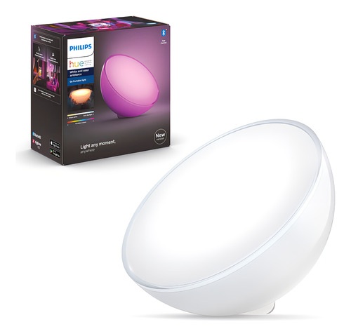 Kit 2 Philips Hue Go Luminária De Mesa Rgb Bluetooth Wifi