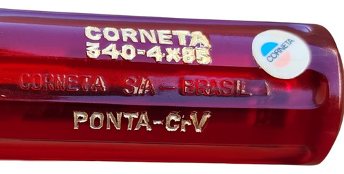 Chave Canhão 4mm. Corneta 340 - 4 X 85mm. Antigo