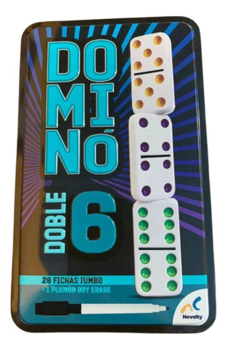 Domino Doble 6 Novelty - Juego De Mesa