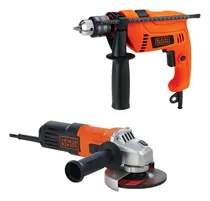 Comprar Amoladora Angular 4 1\u002F2  650w  + Taladro Percutor 1\u002F2  550w