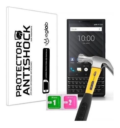 Protector De Pantalla Antishock Blackberry Key2