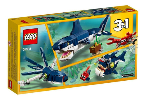 Imagen 2 de 9 de Lego® Creator - Criaturas Del Fondo Marino (31088)
