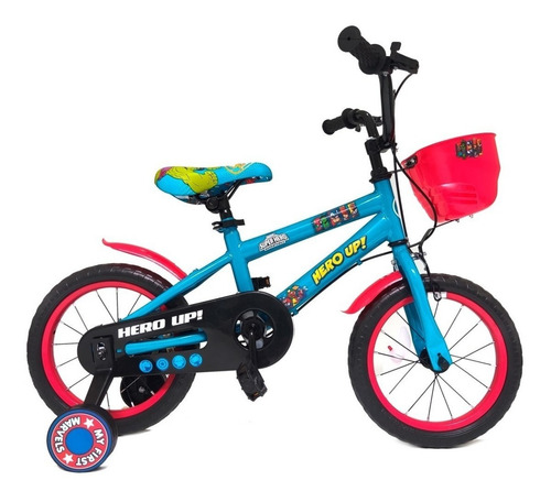 Imagen 2 de 8 de Bicicleta Infantil Retro Rodado 12 Ruedas Aprendizaje 7154