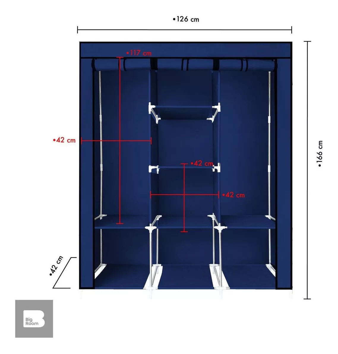 Segunda imagen para búsqueda de organizador closet