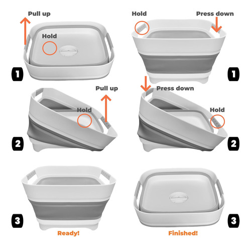 Lavabo Portátil Plegable Gimwa Para Biberones