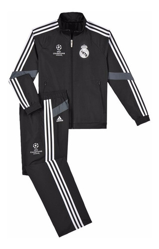 Conjunto adidas Real Madrid Mod Pres Suit Champions League | Envío gratis