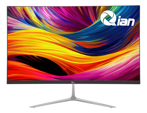 Qian Monitor Qm2382f, LED Sin Marco 23.8", Full HD 1920 x 1080p, 75Hz, HDMI, VGA, VESA 75 x 75mm, Negro