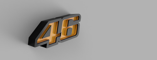 Imagen 1 de 3 de Vr46 Nameled Motogp Signled- Figura Plastica