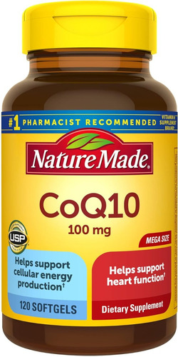 Coq10 100 Mg Nature Made 120 Softgel