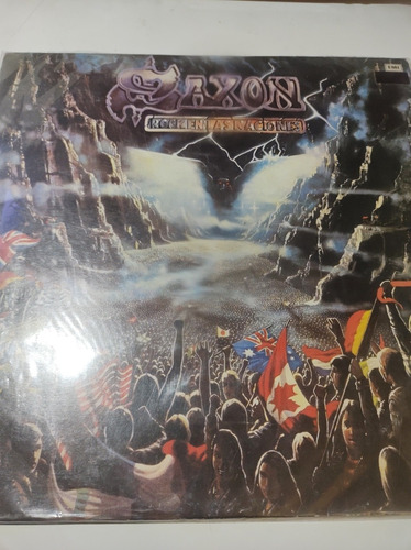 Saxon Rock En Las Naciones Lp, Judas Priest Iron Maiden Lea