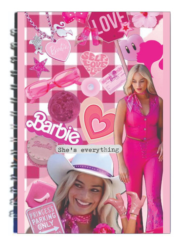 Cuadernos Personalizados Con Diseño De Barbie