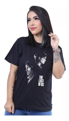 Camiseta masculina Ellie The Last of Us part II bege