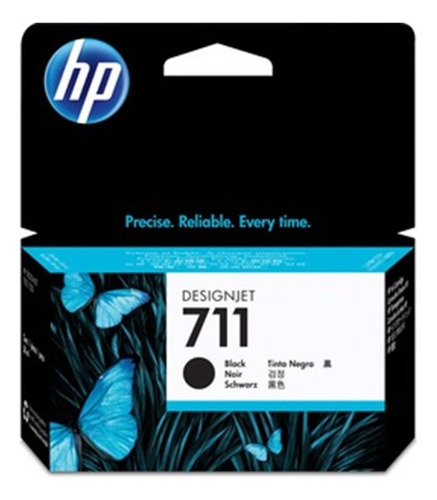 Hewlett Packard - Hp 711 Negro 38ml Tinta Amplio Formato Cz1