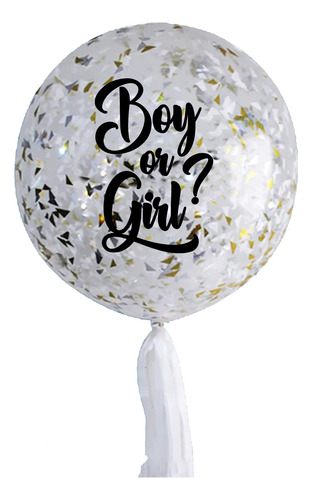 Calca Sticker Boy Or Girl Para Globos 15 Piezas