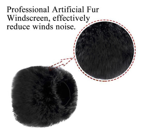 Filtro Pelo Anti Pop Windshield Micrófono Blue Yeti Pro Nano