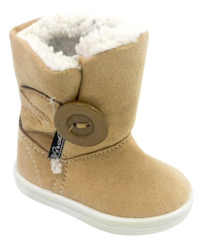 Bota Botita Bebé Niña Borrega Peluche Frío Invierno 555