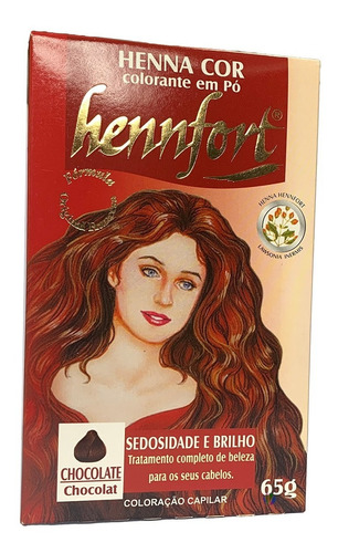 Henna Hennfort Em Pó 65g - Chocolate