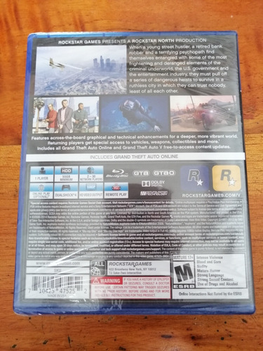 Grand Theft Auto V Ps4 Nuevo Y Sellado (Reacondicionado)