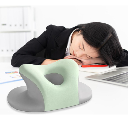 Almohada Para Dormir, Cojín Facial, Multifunción, Verde