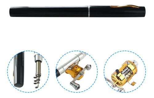 Bolígrafo De Pesca Telescópico Aluminio Frp Modelo Portátil Color Del Exterior Color De La Tinta