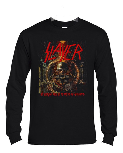 Polera Ml Slayer No Looking Back Metal Abominatron