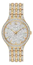 Comprar Bulova Reloj Crystal Phantom Para Mujer, Crystal Phantom, Mediano, Pulsera De Acero Inoxidable En Tono Dorado De Cuarzo Y Vidrio