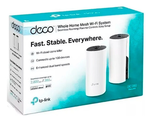 Tp-link Deco M4 Sistema Mesh Wifi Ac1200 Gigabit 2- Pack