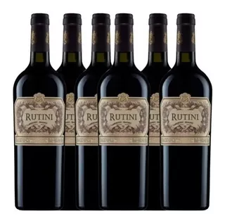 Vino tinto Rutini cabernet malbec 6 unidades de 750ml