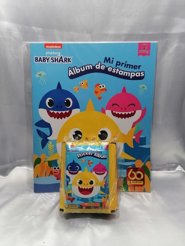 Álbum + 50 Sobres De Estampas Baby Shark