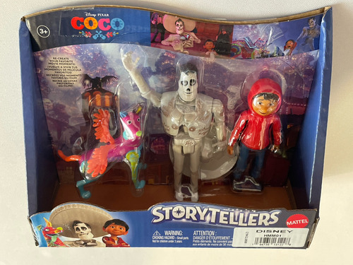 Coco Recuerdame Pack Con 3 Figuras Disney Pixar Storytellers (Usado)