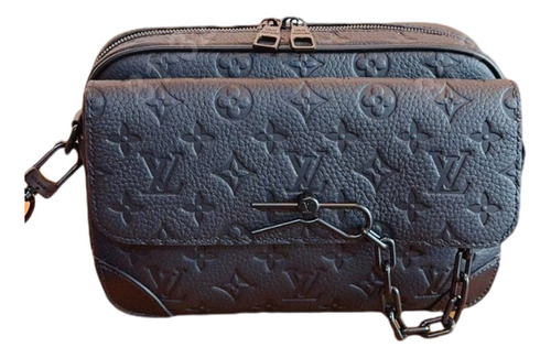 Louis Vuitton 24*7*18cm Bolso En Relieve Para Hombre (Reacondicionado)