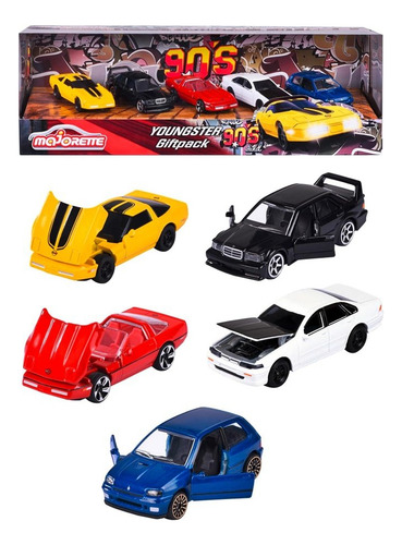 Majorette autos de colección clasicos de los años 90 5 pack