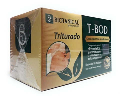 T-bod Te Verde Biotanical Natural Health 30 Sobres Env Full