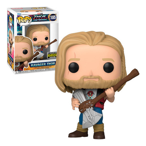 Funko Pop Thor Devastador #1085 Exclusivo Ee Thor Love And Thunder Marvel Figura De Accion Original