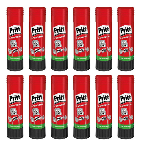 Lapiz Adhesivo Pritt 22 Grs 12 Piezas Hk-1923634