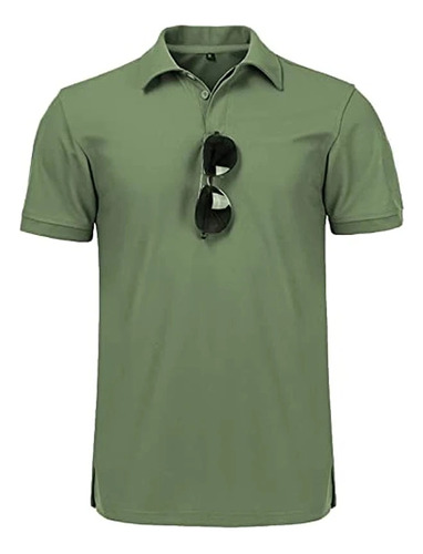 Polo De Hombre, Camiseta Deportiva De Manga Corta De Verano