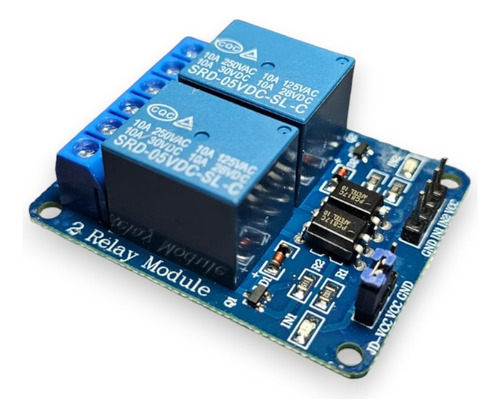 Módulo Relé 5v 2 Canal Optoacoplado Arduino Raspberry