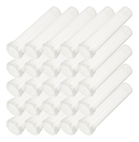 Tubos De Agua Con Forma De Flor De Plástico Transparente, 25