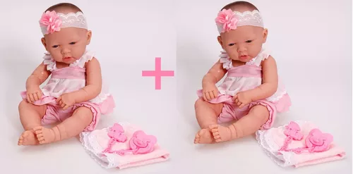 2 Baby Kit Ninos Cotiplás Boneca Tipo Reborn Frete Grátis