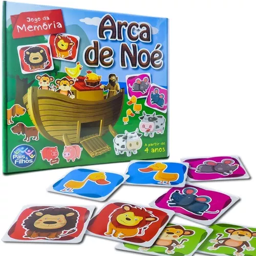 Jogo Da Memoria Bichinhos Fofinhos Da Arca De Noe