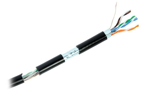 Cable 152.5m Cat6+ Calibre 23 Blindado Climas Uso Extremos