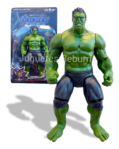 Excelente Muñeco Hulk End Game Articulado 18 Cm