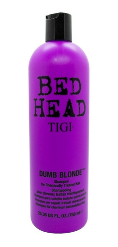 Tigi Bed Head Dumb Blonde Shampoo Keratina Pelo Teñido 750ml
