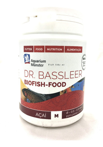 Ração Dr. Bassleer Biofish-food Açaí Grande(l) 60g