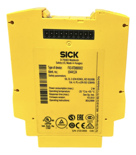 Sick Flexi Soft Xtdi Fx3-xtdi80002 (Usado)