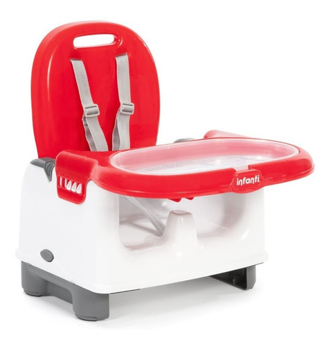 Silla de comer para bebé Infanti Portátil BG83B con diseño de lisa color rojo